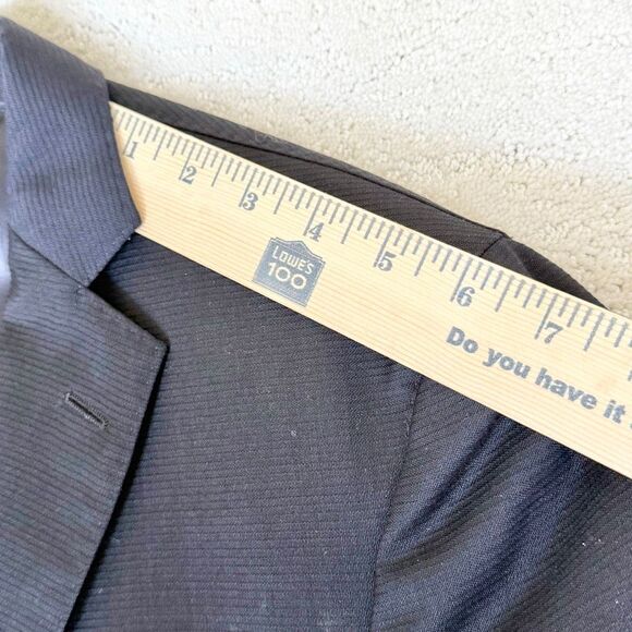 BOSS Hugo Boss Navy Blue Wool Sport Jacket Blazer Suit Separates - US 42R - Picture 13 of 16